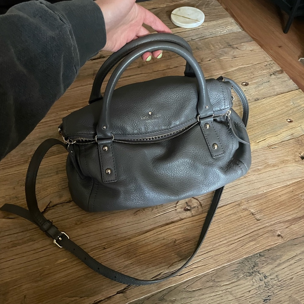 Kate Spade Crossbody/Top Handle Gray Purse